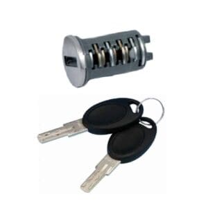 HSC High Security cilinderslot en sleutelset type 481, 482 en 484 met binnenliggende groeven voor caravan- en camperbeveiliging.