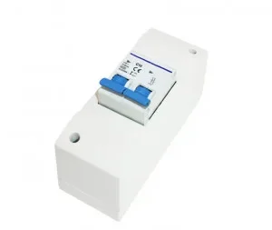 Zekeringskast 10A dubbelpolig 2-module