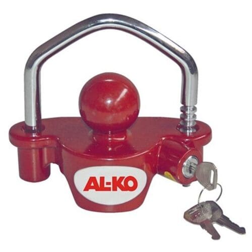 Zilverkleurig universeel AL-KO disselslot beugel voor caravanbeveiliging | Gobanna