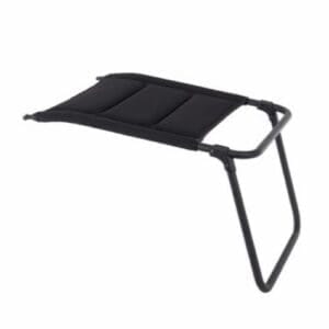 Antracietgrijze Malaga Breeze voetensteun met aluminium frame voor campingstoel | Gobanna