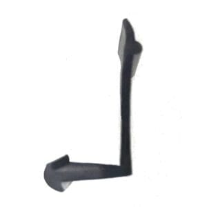 Zwart rubberen onderlegprofiel V.015-075 voor de waterdichte montage van een aluminium tentrail op een caravan of camper | Gobanna