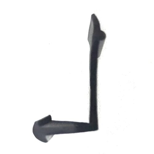 Zwart rubberen onderlegprofiel V.015-075 voor de waterdichte montage van een aluminium tentrail op een caravan of camper | Gobanna