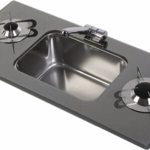 kook-spoel-combinatie-2-pitten-can-800x365x47mm-pv1366-essential-oud-85905 Kook-spoelcombinatie - PV1366 - 2 pits zonder piëzo - rechthoekig - CAN
