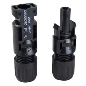 Set van male en female MC4 connectoren voor zonnepanelen op een camper of caravan | Gobanna