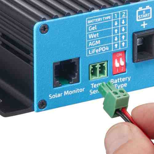 Laadregelaar zonnepaneel - boordaccu + startaccu - Ective MPPT DSC