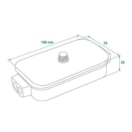 Kabelverbinddoos kunststof 8x4-polig PM