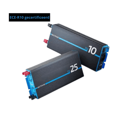 Ective TSI zuivere sinus omvormer met ingebouwde omschakelautomaat en UPS-functie voor campers | Gobanna