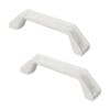Rangeergreep wit set van 2 stuks voor caravan | Gobanna