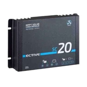 Ective SC 20 Silent MPPT laadregelaar vooraanzicht 20A | Gobanna