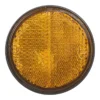 Ronde oranje zelfklevende ProPlus reflector met een diameter van 55mm voor de voorzijde van caravan of aanhanger - gobanna - 06