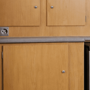 Detailaanzicht kast caravan Gobanna