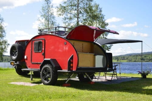 Gobanna Teardrop mini caravan - Offroad