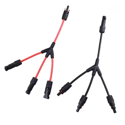 Zonnepaneel splitter 3 Zonnepaneel kabel splitter 3 plus en min gobanna